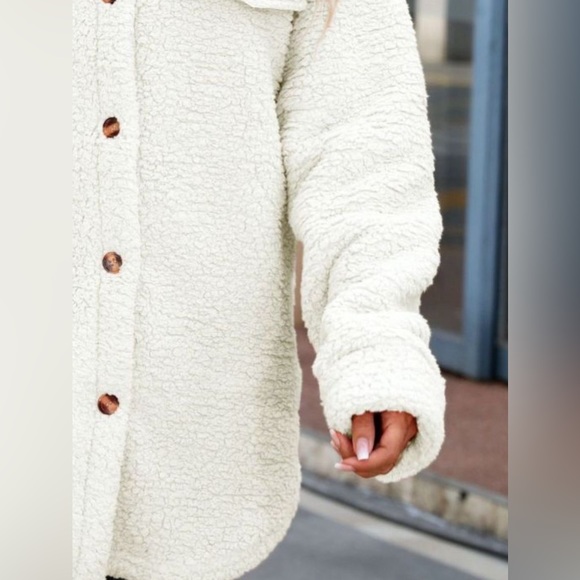 Button Down Collared Coat - Picture 10 of 13